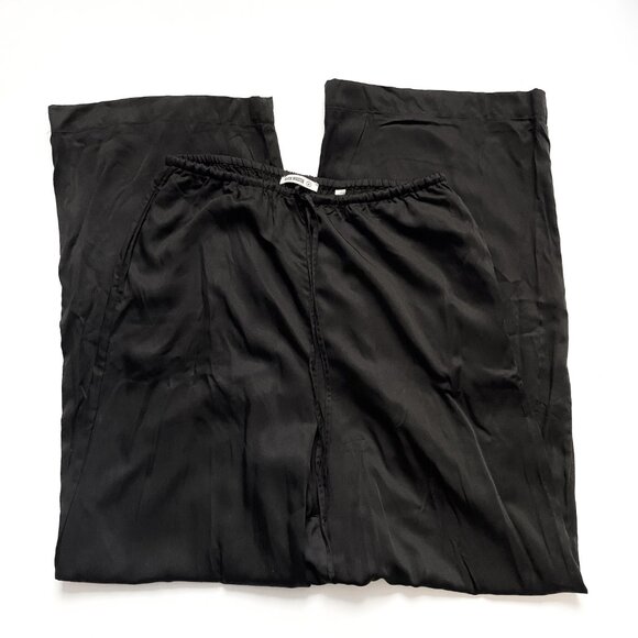 Buck Mason Duskdream Satin Pull On Pant Black Size Medium NEW NWT - Picture 3 of 7